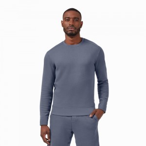 On Crew Neck Sweatshirt Heren Donker | 035682MPN