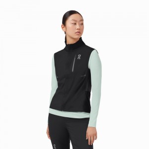 On Weather Vest Dames Zwart | 317602KRZ
